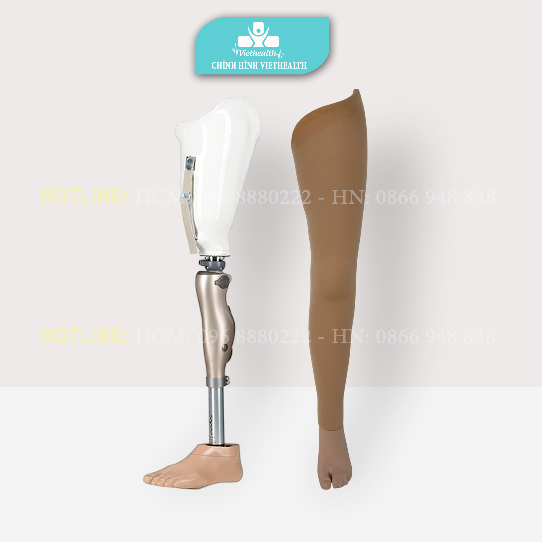 chân giả tháo khớp gối